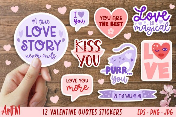 Download Valentine's Day Quotes Sticker Pack - Quote Collection