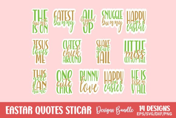 Download Easter Quotes Sticker Bundle - Quote Collection