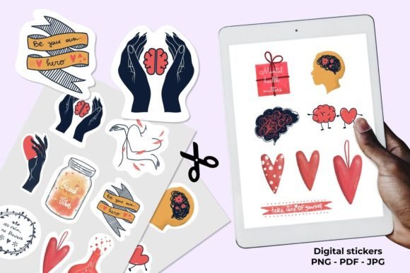 Download Mental Health Stickers - Mental health stickers Collection