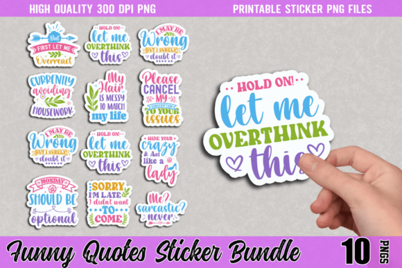 Download Funny Quotes Sticker Bundle - Quote Collection