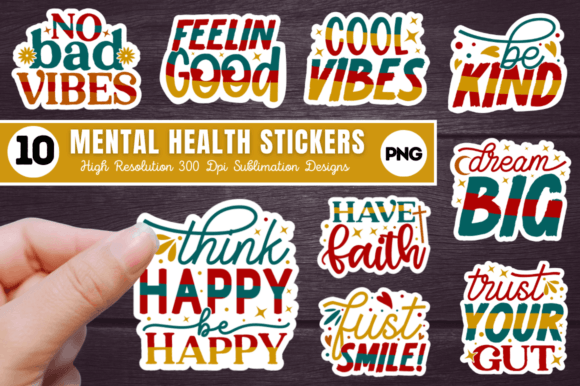 Download Mental Health Stickers Bundle - Mental health stickers Collection