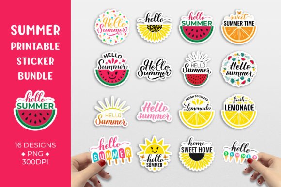 Download Summer Sticker Bundle. Summer Quotes - Quote Collection