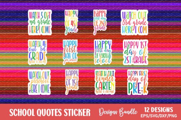 Download School Quotes Sticker Bundle - Quote Collection